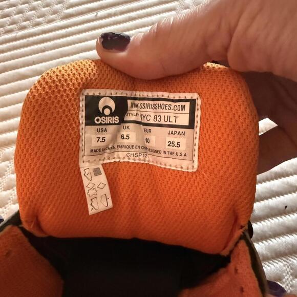 Osiris Shoes Men's Multi and Grey Trainer - Picture 5 of 6